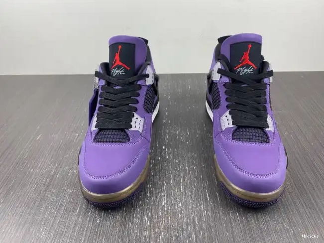 Cheap TB Purple LN4 766296 (Friends Scott Travis and Family) Jordan 4 Retro 0603